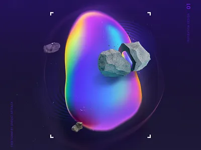 Free Form concept daily poster design forms free gradient gradient design inspiration liquid poster poster a day poster design rock