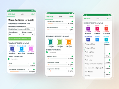 AgriTech App Fertilizer Calculator android android app android app design android design app app design app ui app ux design ios ios app ios app design mobile mobile app mobile design mobile ui ui uidesign uiux ux