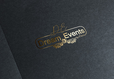 Dream Event logo branding elegant event logo graphicdesign illustration logodesign