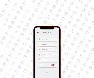 Settings - Daily UI Challenge app app design dailyui dailyui007 dailyuichallenge design figma graphicdesign graphism illustration illustrator ui ux vector