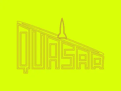 Daily Logo Challenge - Day 1 - Quasar dailylogochallenge logo minimal quasar
