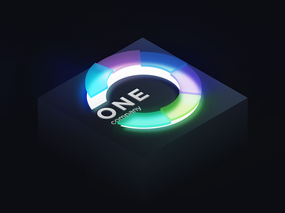 One company building color colors design figma icon image isometry logo one picture realty ui vector web