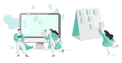 Medical illustration adobe xd adobexd ai artwork character character design design flat flat art illustration medical ui ux vector vector illustration