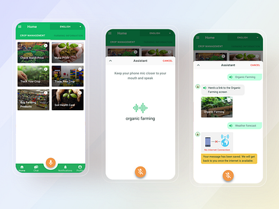 AgriTech App Voice Assistant android android app android app design android design app app design app ui app ux design ios ios app mobile mobile app mobile app design mobile design mobile ui ui uidesign uiux ux