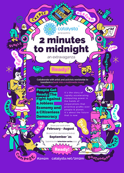 Catalysta 2 minutes to midnight concept art digital art digital illustration digital painting flyer flyer design flyers illustration art