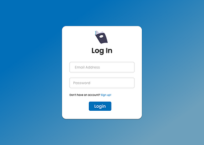 Login Form - Course Manager