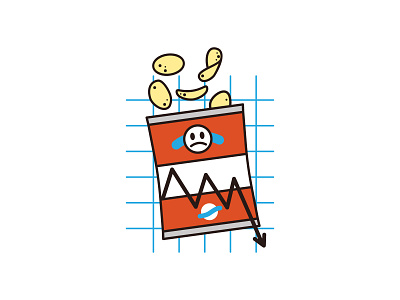 The Chips are Down charts chips cincinnati cincinnati magazine cute design doodle graph icon icons potato chips simple smiley stocks