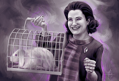 Agatha All Along digital art digital painting illustration marvel photoshop pop culture portrait procreate wandavision