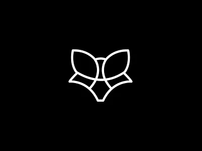 Fox Logo Minimalist flat fox foxline foxminimalist linelogo logo design logofox logotype monogram logo monoline