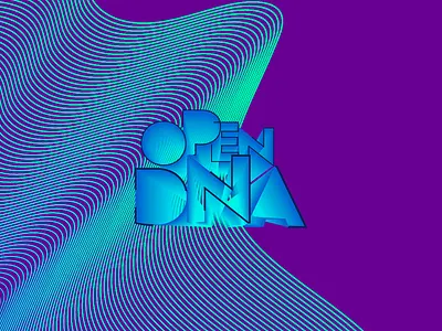 OPEN DNA branding ccvideira conference design event illustration logo logotype loyall