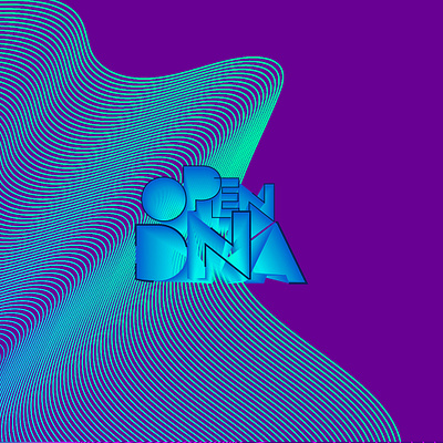 OPEN DNA branding ccvideira conference design event illustration logo logotype loyall