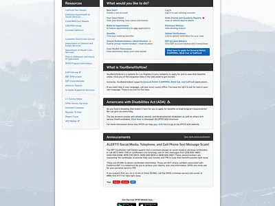 DPSS Web accessibility government minimal ui ui design uidesign uiux web webdesign website design