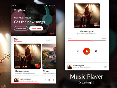 Music Player | Music App music app music art music player ui ux