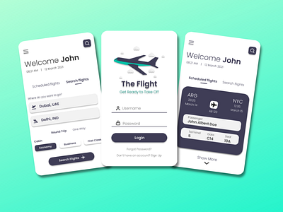 The Flight app app design application application design branding design mobile app mobile app design mobile design mobile ui ui ux