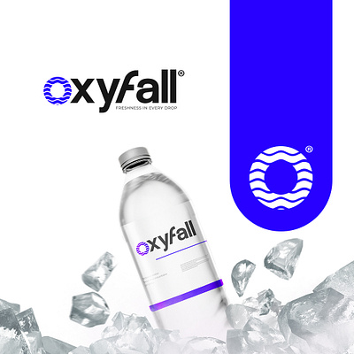 Oxyfall Brand Identity branbding branding branding agency branding concept branding design icon identity design illustration logo logos o app icon o logo o symbol symbol symbol icon water water color water logo