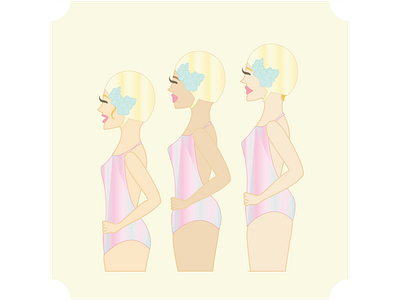 Swimmers adobe illustrator