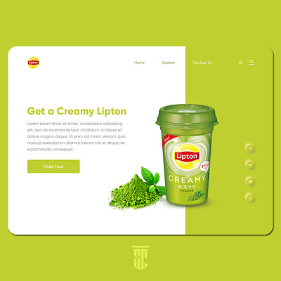 Lipton Landing page design landing design landing page ui landingpage lipton tea ui ux web website