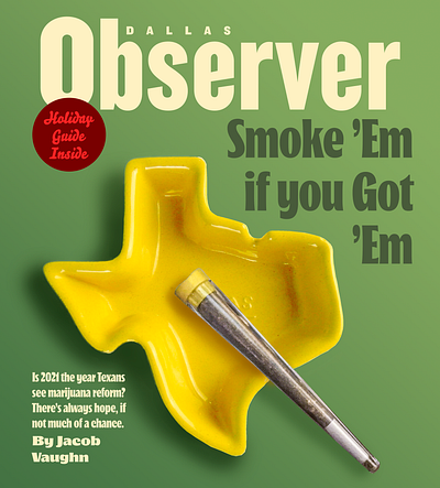 November 26, 2020 Dallas Observer cover alt weekly cover photoillustration