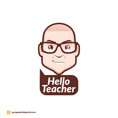 hello teacher animation branding character characterdesign esport illustration illustrator logodesigners mascot vector