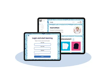 Kids Learning Website design education kid kids landing page learning login ui web website