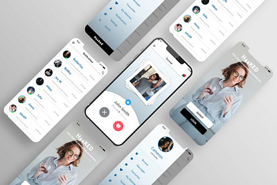 hooked chatting app adobe illustrator adobe photoshop adobe xd graphic design mobile app design ui design ux design