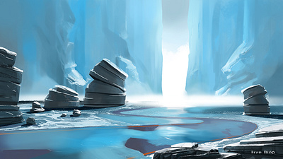 concepthielo animation background concept ice illustration racer