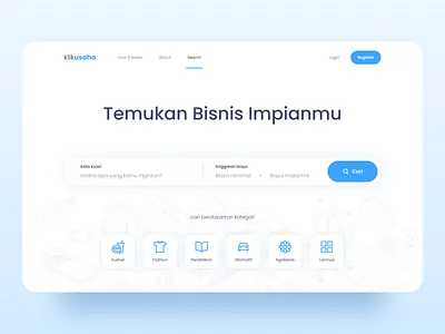 Business Planning Website business homepage job job finder landing page ui ux web design website website design