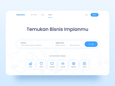 Business Planning Website business homepage job job finder landing page ui ux web design website website design