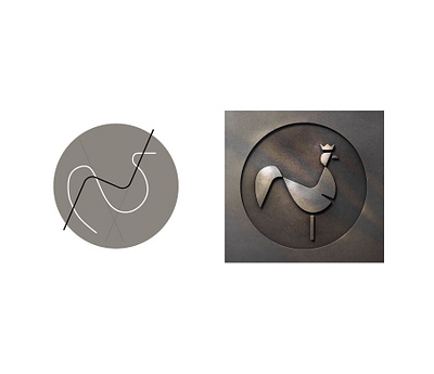 rooster animals bird chicken logo logo design rooster