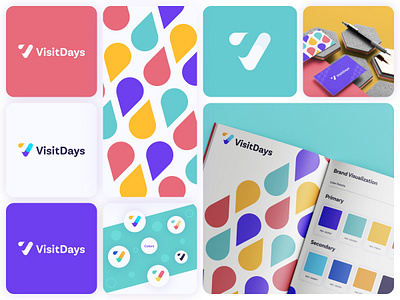 V Logo Exploration brand brandguide branding clean logo colorful colorful logo geometric logo graphic design illustration letter v logo logo design logo v minimalist logo modern logo simple logo style guide sweet logo v logo visual design