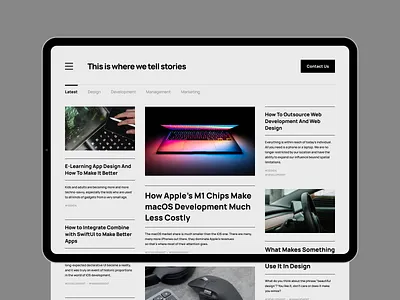 Company Blog blog blog page clean company design home page interface journal minimal page page design portal shakuro ui user userinterface ux web web design website