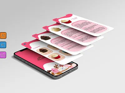 Ma première mini application avec Adobe XD UI app design ui