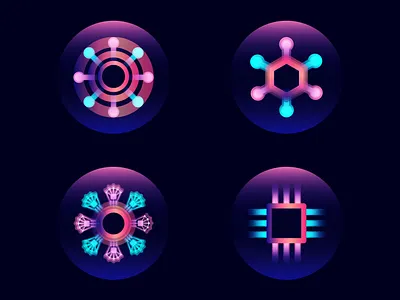 Illustrations amazing beautiful blockchain brand colorful data decentralized design designer future futuristic india intel security lalit logotype minimal morden nft polkadot vector