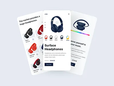Product Landing page Concept _ Responsive Ui ecommerce eshop headphone headphone landing page headphone product landing page landing page minimal minimalist popular design product product landing page sale shop shopify shopify landing pagee ui uidesign uiux web design website
