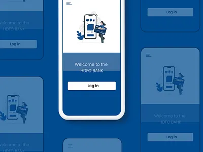 Hdfc bank ui app app design application design product ui ux