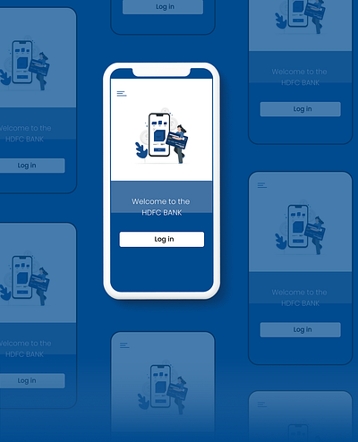 Hdfc bank ui app app design application design product ui ux