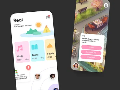 Concept for a Mindfulness Mobile App agente concept concept design design mindfulness psychology ui design ux design