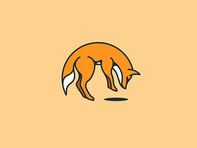 Old Foxes logo design animal brand branding clothing design forest fox gedas meskunas glogo hunting icon illustration jump logo old outdoor outline outlines vectotr wolf
