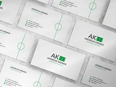 Logo Design & Business Cards for Personal Football Trainer branding branding and identity branding design business card design business card for trainer business card mockup business cards corporate design corporate identity football logo green logo logo logo design logodesign logotype personaltraining sports branding sports design sports logo trainer logo
