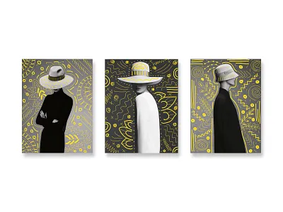 Sketch for posters design graphic design illustration vector