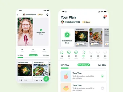 Design for a Mobile App for Healthy Weight Loss agente mapping personas research ui ui design ux design ux research