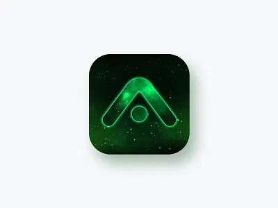 Alien Space Shooter Game Icon adobe illustrator adobe photoshop alien game icon alien space game design game icon game icon design shooter game