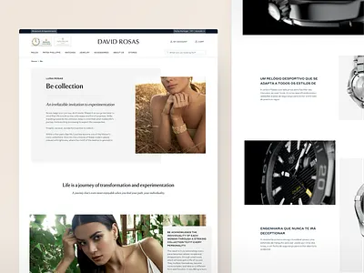 David Rosas • Collections ecommerce ecommerce business ecommerce design ecommerce shop jewerly product page productdesign shopify shopify marketing shopify website ui uiux ux uxui website design website designer