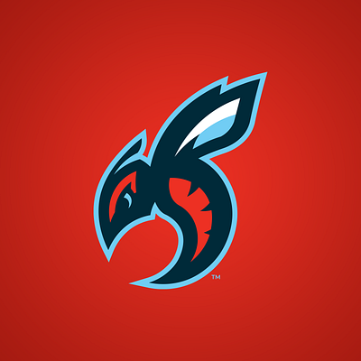 Delaware State Hornets Primary Logo bees branding college sports hornets logo sports logo vector