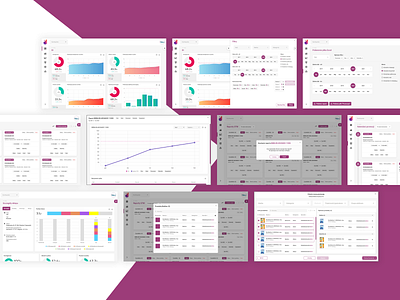 Hyper - Desktop Reports App adobe xd app charts clean design clean ui dailyui dashboard design desktop illustration inventory marketing minimal reports research statistics ui ux web web design