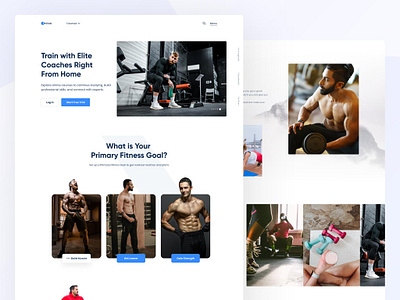 Fitness-GOAL graphicdesign ui ux web design webdesign www