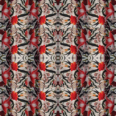 Floral pattern Mirror Image fashion illustrator photography photoshop rendering