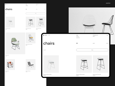 Pastoe catalog furniture v.2 chairs clean concept design ecommerce fullscreen furniture grid inspiration minimalism store typography ui ui ux ux web web design