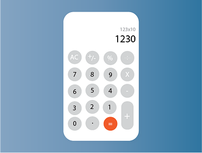 Daily UI #calculator 005 005 dailyuichallenge ui uiux