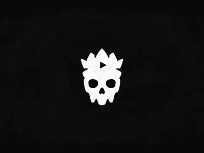 Skull King brand branding flat icon illustration illustrator logo logo design mascot logo minimal vector